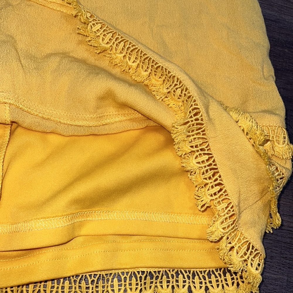 Lulu’s Golden Yellow Mini Dress - Picture 8 of 8